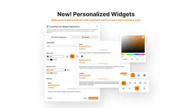 🎨 Widget color customization - enhanced visual consistency